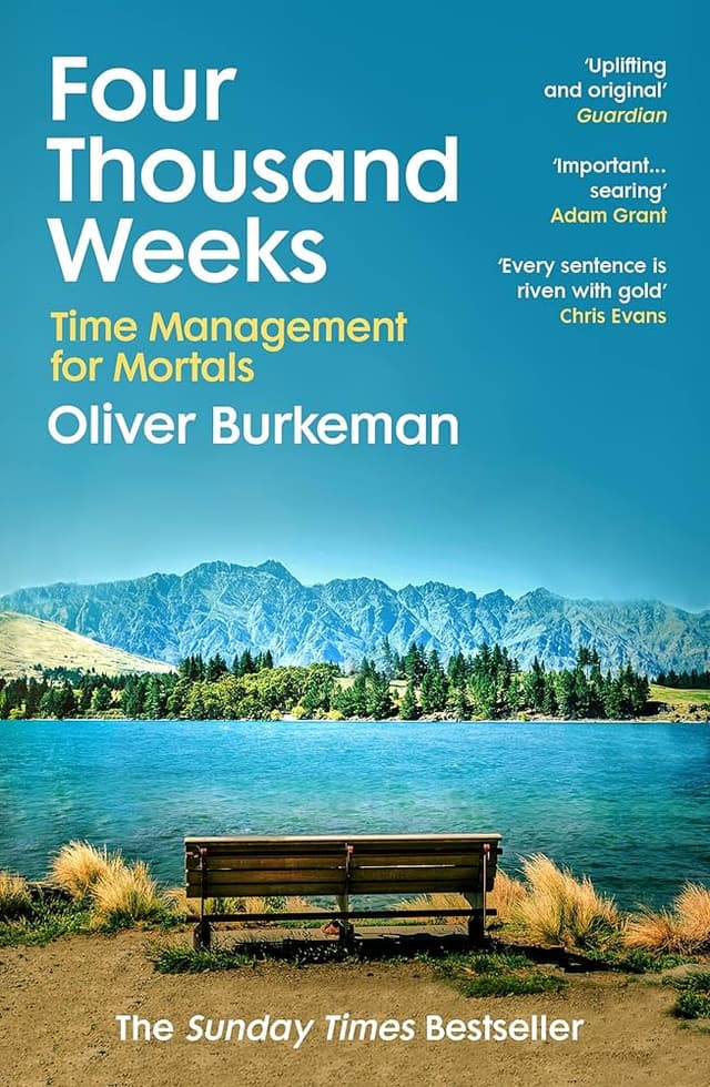 book cover of four thousand weeks