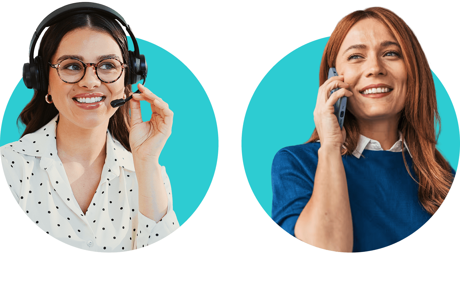 receptionist and a caller connection