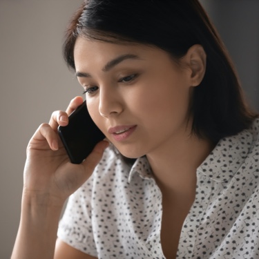 Lady professional on phone