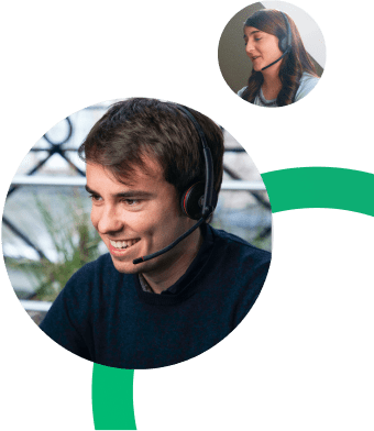Agents taking calls